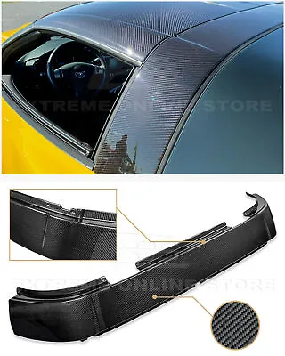 For 05-13 Chevrolet Corvette C6 GM Factory Carbon Fiber Roof B-Pillar Halo Cover • $389.98