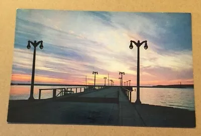 Vint Postcard Unused - Sunset Over Little Traverse Bay Petoskey Michgan • $1.70