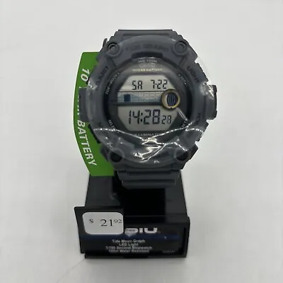 Casio WS-1300H-8AV Moon/Tide Graph 100 Meter WR 10 Year Battery 3 Alarms • $22.95