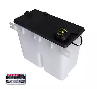 1984-1985 Mustang Radiator Overflow Washer Wiper Fluid Tank W/ Sensor & Sticker • $144.95