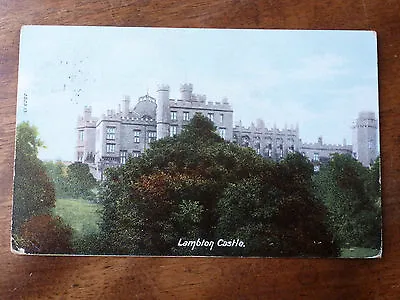 U052 LAMBTON CASTLE County Durham Postcard C1908 • £3.50