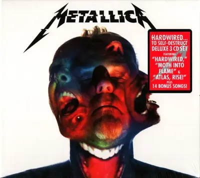 METALLICA - Hardwired... To Self-Destruct [Deluxe Edition 3 CD Set] New & Sealed • £10.95