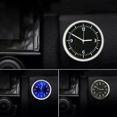 1Pc Universal Mini Quartz Analog Watch Stick-On Clock For Car Motorcycle Bike • $5.02