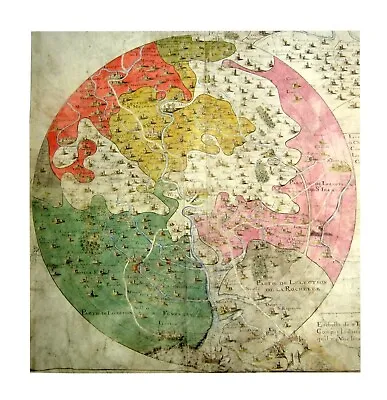 NIORT &  WESTERN FRANCE 1636 HISTORICAL 17th CENTURY INTELLIGENCE MAP HARDBACK  • £18