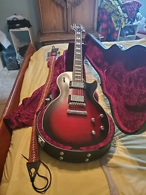 Epiphone Les Paul Prophecy Electric Guitar In Red Tiger Aged Gloss/ Excellent ! • $749