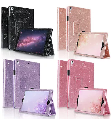 Leather Luxury Glitter Case Cover For Apple IPad 9th 8th 7th Generation 10.2'' • £7.25