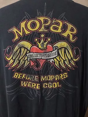 Mopar Collector's Guide T-Shirt Men's XL Black Before Mopars Were Cool Cotton • $14.29