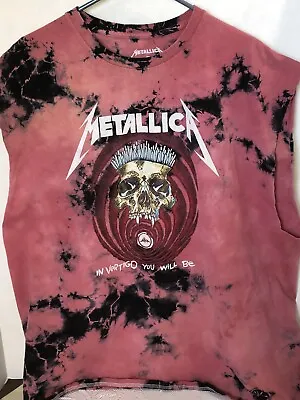 Metallica In Vertigo You Will Be Tie Dye Sleeveless T Shirt Rock N Roll Size XL • $11.99