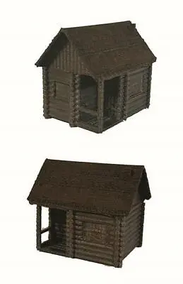 N Scale LOG CABIN Structure Come All Finished 1/160 Scale • $14.99