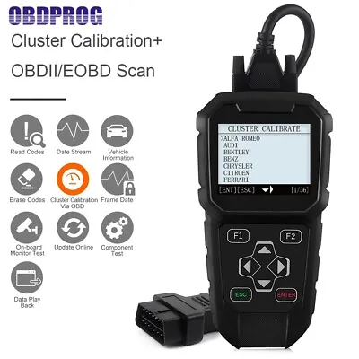 OBDPROG MT401 Mileage Odometer Correction Programmer OBD2 Scan Diagnostic Tool • $289