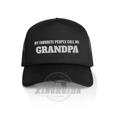 My Favorite People Call Me GRANDPA Trucker Hat Mesh Cap Adjustable Baseball Cap • $13.99