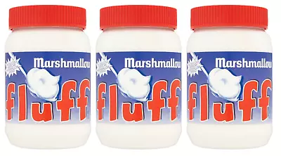 3x213g MARSHMALLOW FLUFF Sweet American Spread Tubs (Vegetarian Gluten Free) • £24.99