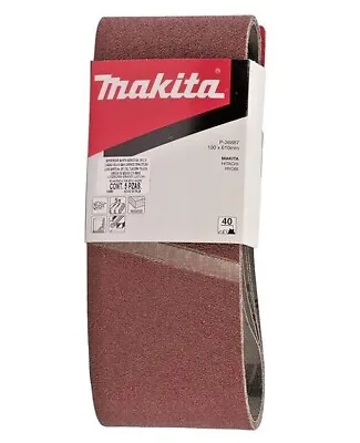£13.86 • Buy 5Pcs Makita 100mmx610mm Sanding Belts 40g Belt Sander 9401 9404 9403 EBS100