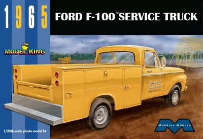Moebius Models 1235 1:25 1965 Ford F-100 Service Truck Plastic Model Kit • $28.27