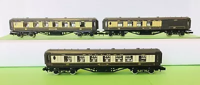 3 Graham Farish N Gauge Pullman Coaches (2 X 0646 1 X 0656) • £31