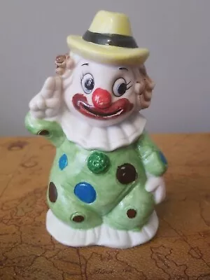$9 • Buy Vintage Sunset House Ceramic Circus Clown W/ Polka Dots