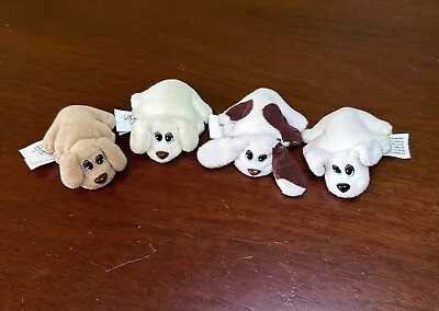 Lot Of 4 Vintage Pound Puppies Tiny Mini 1995 Plush Small 2” • $14.95