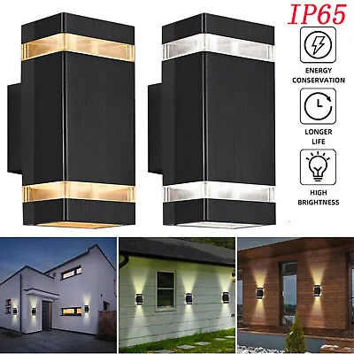 Waterproof LED Wall Light Modern Up Down Garden Porch Sconce Lamp Indoor/Outdoor • £15.48