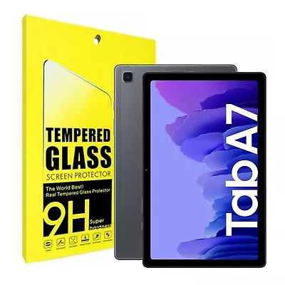 Tempered Glass For Samsung Galaxy Tab A7 2020 10.4 Inch Tablet Screen Protector • £6.49