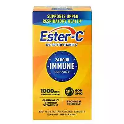 Ester-C Vitamin C Immune Support Tablets 1000 Mg 120 Ct Fast Free Shipping • $12.80
