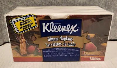 Vintage Kleenex Dinner Napkins Decorative Dispenser Beaded Fruit - Sealed NOS • $15