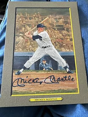 Mickey Mantle JSA Signed Perez Steele Great Moments Postcard Autograph • $400