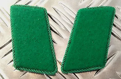 Genuine East German Forces Collar Tabs Green With Green Border DDR NVA - NEW • $11.18