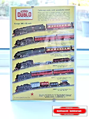 Original HORNBY DUBLO 1956 Advert From Meccano Magazine In Glass Clip Frame • £7.50