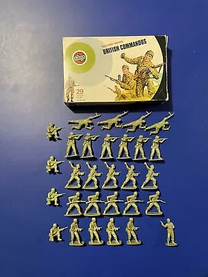 Airfix Toy Soldiers Boxed British Commandos 1/32 Scale WW2. Full Set. • £19.99