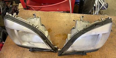 93-96 Mercedes W140 S500 S600 Coupe Pair Headlight Lamp Halogen 1408208361 OEM • $400