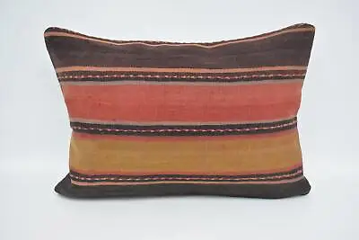 20 X28  Brown Cushion Cover Turkish Kilim Pillow Vintage Kilim Throw Pillow • $12.92