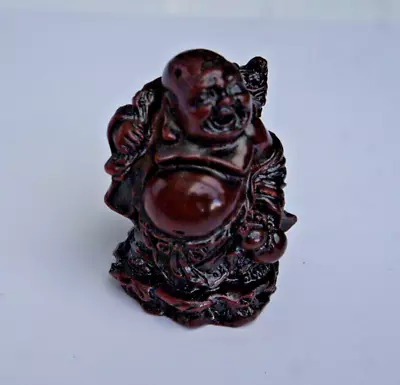 Oriental Feng Shui Laughing Buddha Desk Statue Figure Happiness Lucky Wealth • £4.99