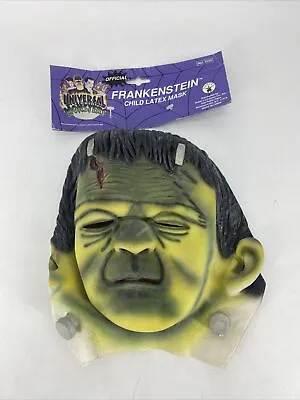 Vintage 1996 Frankenstein Child Latex Halloween Mask Official Universal Studios • $10.79