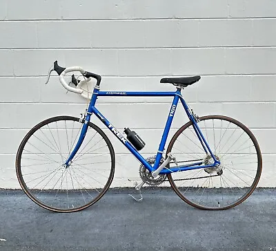 Vintage TREK 1100 Road Bike Bicycle Cobalt Blue Aluminum Frame Original Parts  • $325