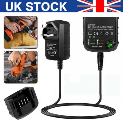 £15.48 • Buy Battery Charger Lithium-Ion Replacement For Black & Decker LBXR20 14.4V-18V 20V