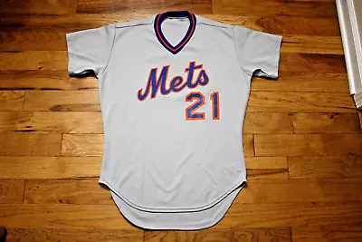 Early 1980's New York Mets Game Used Jersey Road Minor League Size 44 • $59.95