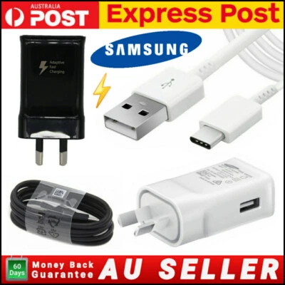 $4.89 • Buy Original Samsung Fast Charger AC Wall Adapter USB C Type-C S8/S9/S10/Note 8/9/10