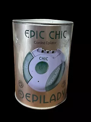 Rare Epic Chic Epilady Corded Epilator Model 813-12 Green/White Complete WORKS • $99