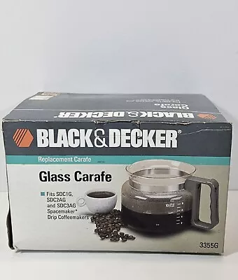 Black & Decker Spacemaker SDC1G SDC2AG And SDC3AG Replacement Carafe 3355G • $28