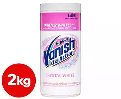 Vanish Napisan OxiAction Crystal White Stain Remover Powder 2kg • $26.47