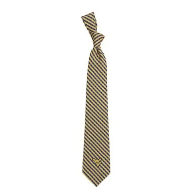 West Virginia University Gingham Tie • $24.98