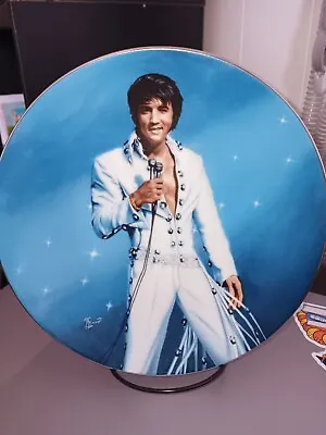 Elvis Presley 1991 “King Of Las Vegas”  Collector Plate Be Mine Tonight • $10