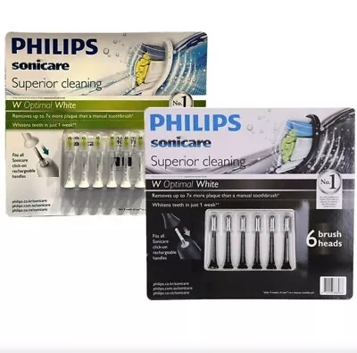 6 Pack Philips Sonicare Diamond Clean Replacement Electric Toothbrush Heads 2022 • $63.99