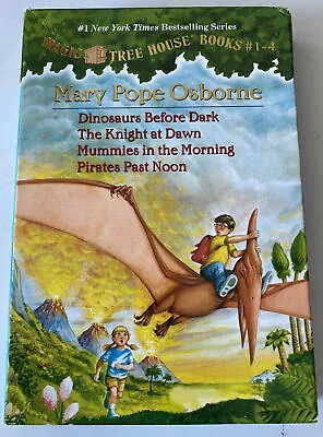 The Magic Tree House Library: Books 1-4 By Mary Pope Osborne (Paperback 2012) * • $4.95