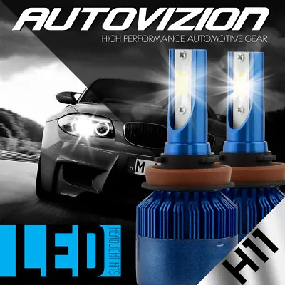 Cree LED Headlight Kit H8 H9 H11 388W 38800LM 6000K Low Beam Fog Bulb HID White • $19.39