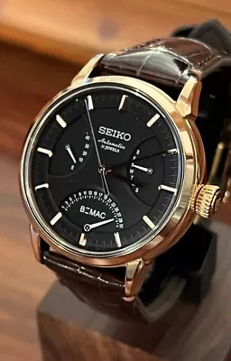 Gold Seiko Presage SARD Series “BEMAC” Retrograde Date/Power Reserve • $760