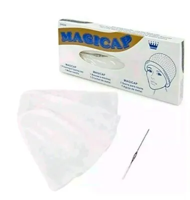 £6.99 • Buy Magicap  Hair Coloring, Highlighting , Frosting Cap Streaking With Metal Hook 