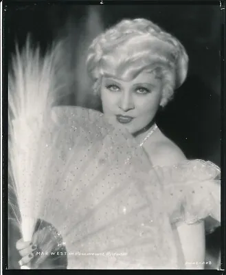 MAE WEST Beautiful 1930s Paramount Pictures Studio GLAMOUR Portrait Photo • $14.95
