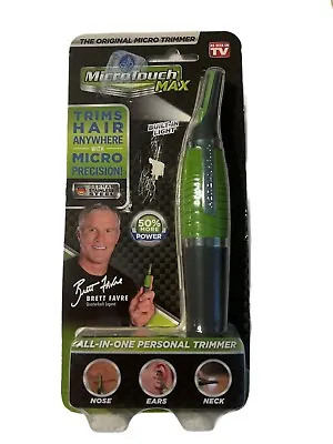 MicroTouch MAX R51 010416 Hair Trimmer Nose Ears Neck GREEN BLACK BRAND NEW! • $11.95