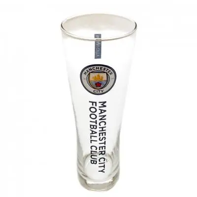 Manchester City Fc Slim Wordmark Pint Glass • £10.99